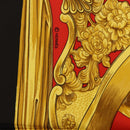 HERMES Carre 90 Scarf ”ETRIERS” Silk Black Auth 192451M-12