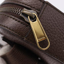 GUCCI Waist Bag Leather Brown Gold 602695 527066 Auth 192452V-15