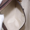 GUCCI Waist Bag Leather Brown Gold 602695 527066 Auth 192452V-21
