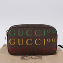 GUCCI Waist Bag Leather Brown Gold 602695 527066 Auth 192452V-23