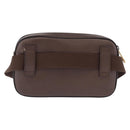 GUCCI Waist Bag Leather Brown Gold 602695 527066 Auth 192452V-3