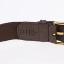 GUCCI Waist Bag Leather Brown Gold 602695 527066 Auth 192452V-9