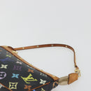 LOUIS VUITTON Multicolor Pochette Accessoires Pouch Black M92648 LV Auth 192454A-8