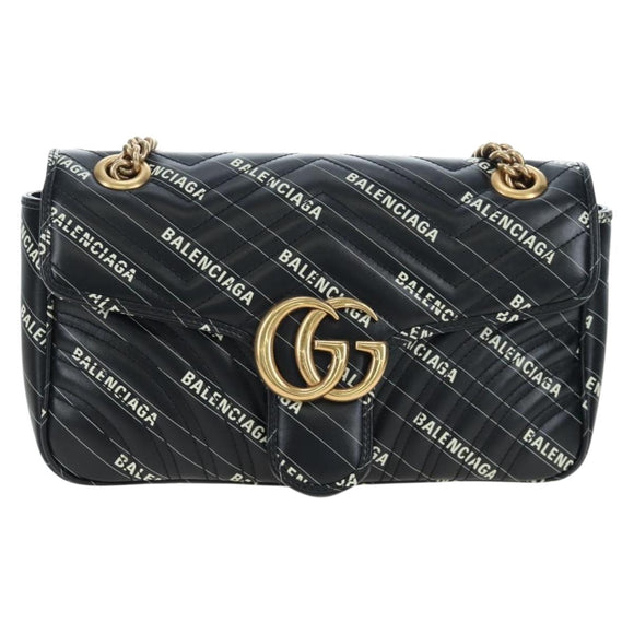 GUCCI GG Marmont The Hacker Project Bag Balenciaga Collaboration Auth 192458SAM