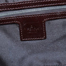 FENDI Zucca Canvas Mamma Baguette Shoulder Bag Brown Black Auth 192460M-20