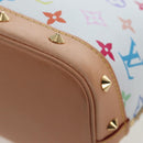 LOUIS VUITTON Multicolor Alma GM Hand Bag White M40441 LV Auth 192463SAV-12