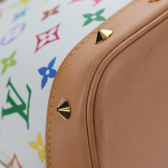 LOUIS VUITTON Multicolor Alma GM Hand Bag White M40441 LV Auth 192463SAV