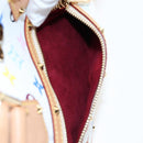 LOUIS VUITTON Multicolor Alma GM Hand Bag White M40441 LV Auth 192463SAV-16