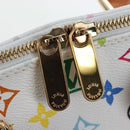 LOUIS VUITTON Multicolor Alma GM Hand Bag White M40441 LV Auth 192463SAV-17