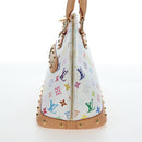 LOUIS VUITTON Multicolor Alma GM Hand Bag White M40441 LV Auth 192463SAV-4