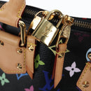 LOUIS VUITTON Monogram Multicolor Alma Hand Bag Black M92646 LV Auth 192464V-20