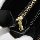 LOUIS VUITTON Epi Flower Zippy Wallet Long Wallet Black M62296 LV Auth 192465V-21