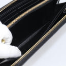 LOUIS VUITTON Epi Flower Zippy Wallet Long Wallet Black M62296 LV Auth 192465V-22