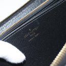 LOUIS VUITTON Epi Flower Zippy Wallet Long Wallet Black M62296 LV Auth 192465V-11