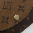 LOUIS VUITTON Monogram Reverse Porte Monnaie Rosary Purse M82333 LV Auth 192466M-17