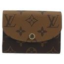 LOUIS VUITTON Monogram Reverse Porte Monnaie Rosary Purse M82333 LV Auth 192466M-13