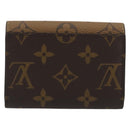 LOUIS VUITTON Monogram Reverse Porte Monnaie Rosary Purse M82333 LV Auth 192466M-2