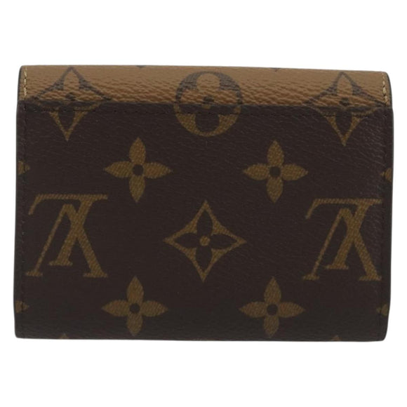 LOUIS VUITTON Monogram Reverse Porte Monnaie Rosary Purse M82333 LV Auth 192466M