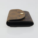 LOUIS VUITTON Monogram Reverse Porte Monnaie Rosary Purse M82333 LV Auth 192466M-4