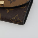 LOUIS VUITTON Monogram Reverse Porte Monnaie Rosary Purse M82333 LV Auth 192466M-7