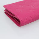 LOUIS VUITTON Monogram Empreinte Portefeuille Lisa Frozen Orchid LV Auth 192468M-9