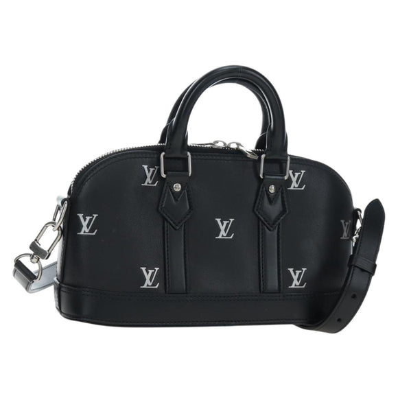 LOUIS VUITTON Alma EW Hand Bag Calf leather Black M24529 LV Auth 192473SAM