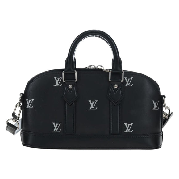 LOUIS VUITTON Alma EW Hand Bag Calf leather Black M24529 LV Auth 192473SAM