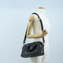 LOUIS VUITTON Alma EW Hand Bag Calf leather Black M24529 LV Auth 192473SAM-25