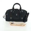 LOUIS VUITTON Alma EW Hand Bag Calf leather Black M24529 LV Auth 192473SAM-12