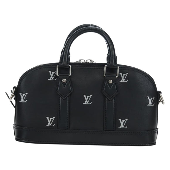 LOUIS VUITTON Alma EW Hand Bag Calf leather Black M24529 LV Auth 192473SAM