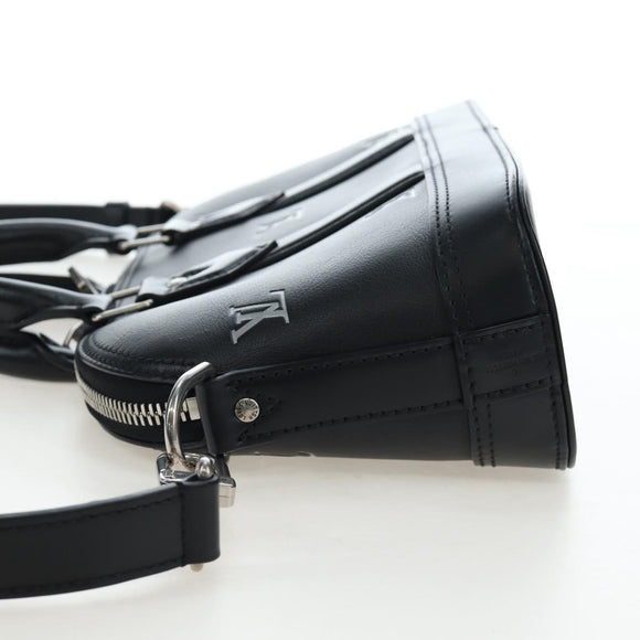 LOUIS VUITTON Alma EW Hand Bag Calf leather Black M24529 LV Auth 192473SAM