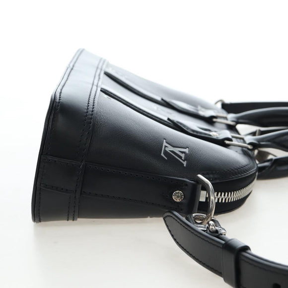 LOUIS VUITTON Alma EW Hand Bag Calf leather Black M24529 LV Auth 192473SAM