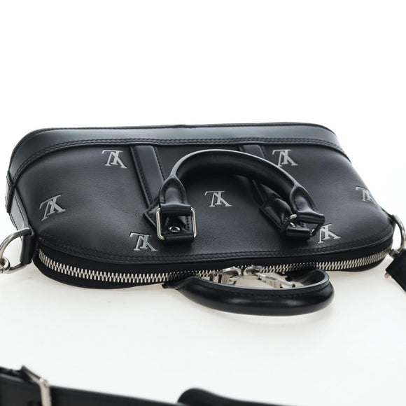 LOUIS VUITTON Alma EW Hand Bag Calf leather Black M24529 LV Auth 192473SAM