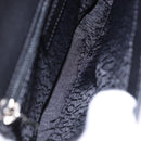 LOEWE Anagram Hand Bag Leather Black Silver Auth 192474V-10