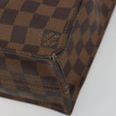 LOUIS VUITTON Damier Ebene Sac Plat Hand Bag N51140 LV Auth 192476V-15