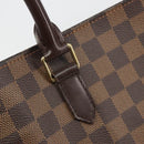 LOUIS VUITTON Damier Ebene Sac Plat Hand Bag N51140 LV Auth 192476V-9