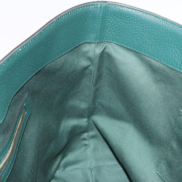 GUCCI Ofidia Tote Bag Canvas Green Gold 676681 Auth 192482V