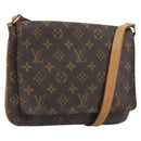 LOUIS VUITTON Monogram Musette Tango Shoulder Bag M51257 LV Auth 192484A-1