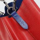 LOUIS VUITTON Epi Neonoe Shoulder Bag Red Coklico M54365 LV Auth 192485V-16