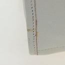 BALENCIAGA Classic Metallic Edge City Bag Leather 2way White 432831 Auth 192488M-6