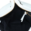 BALENCIAGA Classic Metallic Edge City Bag Leather 2way White 432831 Auth 192488M-26