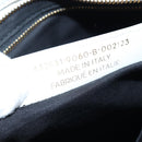 BALENCIAGA Classic Metallic Edge City Bag Leather 2way White 432831 Auth 192488M-11