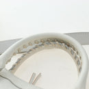 BALENCIAGA Classic Metallic Edge City Bag Leather 2way White 432831 Auth 192488M-15