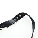 PRADA Shoulder Bag Nylon Black Silver Auth 192490V-17