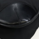 PRADA Shoulder Bag Nylon Black Silver Auth 192490V-20
