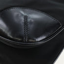 PRADA Shoulder Bag Nylon Black Silver Auth 192490V-21