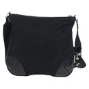 PRADA Shoulder Bag Nylon Black Silver Auth 192490V-2