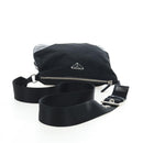 PRADA Shoulder Bag Nylon Black Silver Auth 192490V-7