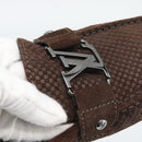LOUIS VUITTON Monte Carlo line Driving Shoes Brown LV Auth 192495A-11