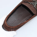 LOUIS VUITTON Monte Carlo line Driving Shoes Brown LV Auth 192495A-12
